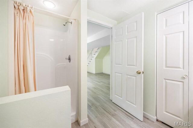608 Andra Dr, Maryville, IL 62062 - hall with light wood finished floors and baseboards