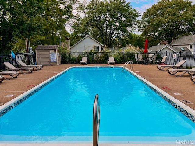 16266 Lea Oak Ct, Chesterfield, MO 63017 - community pool featuring a patio