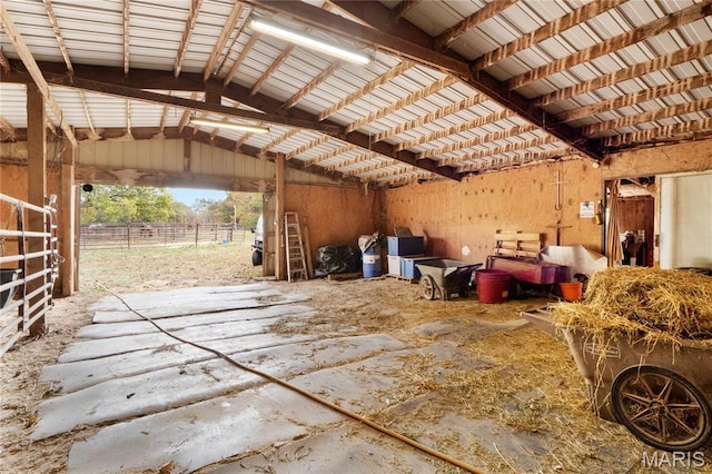 2745 Zingg Rd, Millstadt, IL 62260 - miscellaneous room featuring lofted ceiling