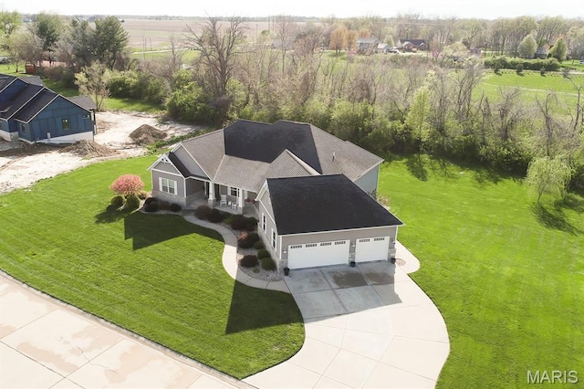 1821 Orr Ln, Ofallon, IL 62269 - aerial view of property and surrounding area