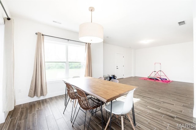 1821 Orr Ln, Ofallon, IL 62269 - dining room with wood finished floors and baseboards
