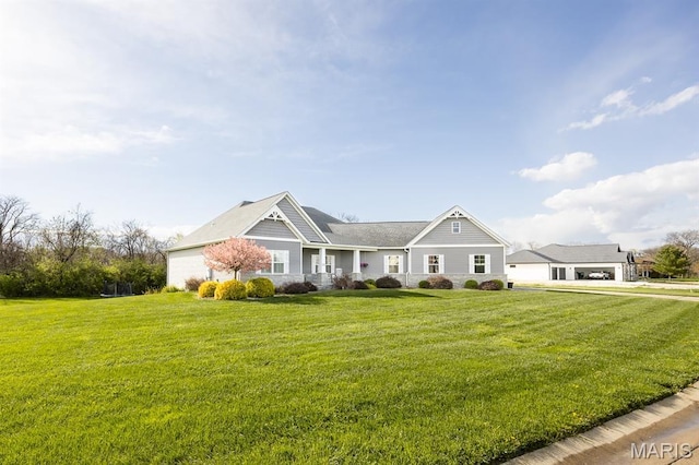 1821 Orr Ln, Ofallon, IL 62269 - view of front of property with a front lawn