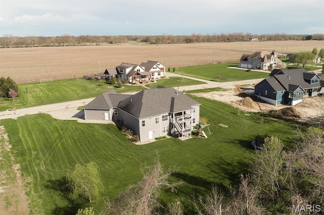 1821 Orr Ln, Ofallon, IL 62269 - overview of rural landscape