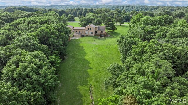 795 Schluersburg Rd, Augusta, MO 63332 - view from above of property featuring a forest