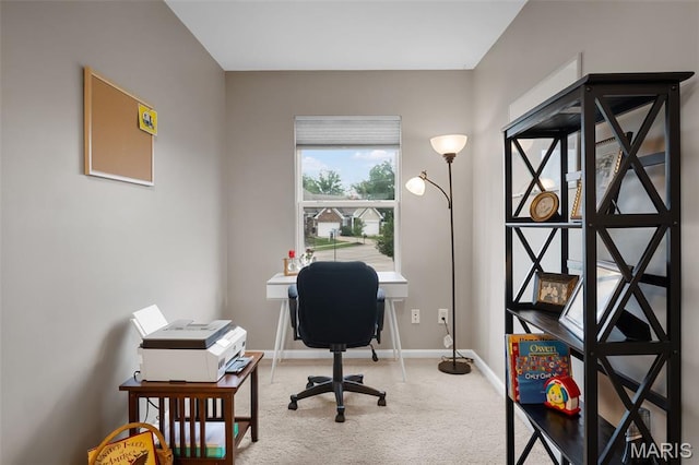 206 Belmonte Cir, Ofallon, MO 63368 - office space with baseboards and light carpet