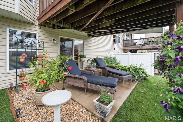 206 Belmonte Cir, Ofallon, MO 63368 - view of patio / terrace