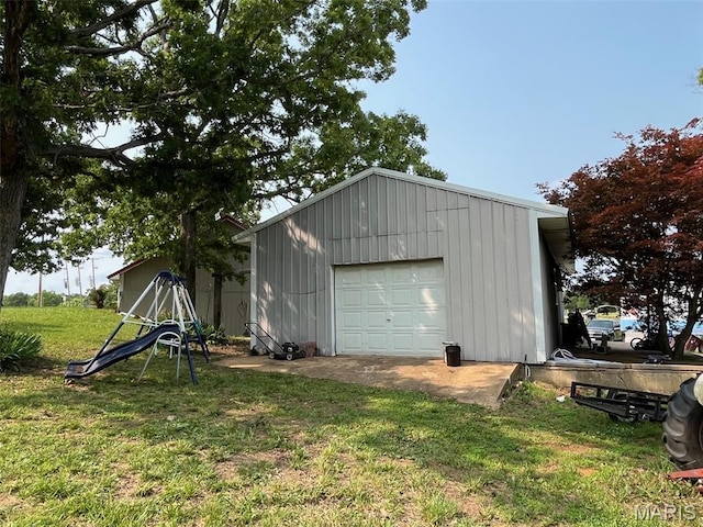10570 Old 8 E, Mineral Point, MO 63660 - view of detached garage