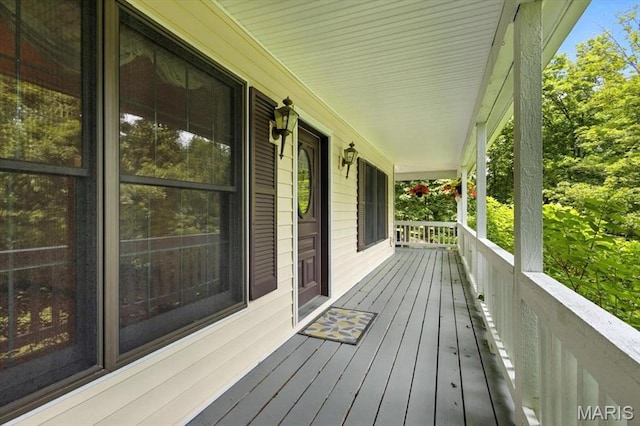 18232 Prickly Pear Ct, Pacific, MO 63069 - view of wooden porch