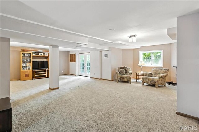 18232 Prickly Pear Ct, Pacific, MO 63069 - sitting room with carpet floors and healthy amount of natural light