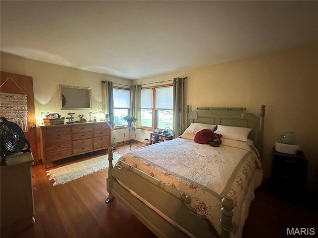 611 S Center, Shelbina, MO 63468 - bedroom featuring wood finished floors