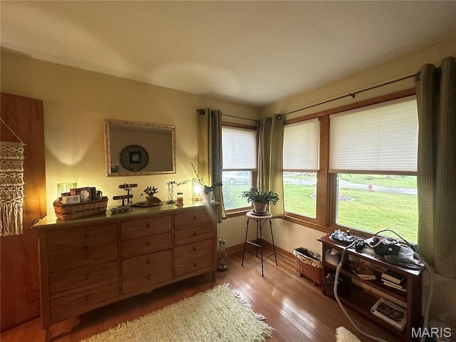 611 S Center, Shelbina, MO 63468 - sitting room featuring wood finished floors and baseboards