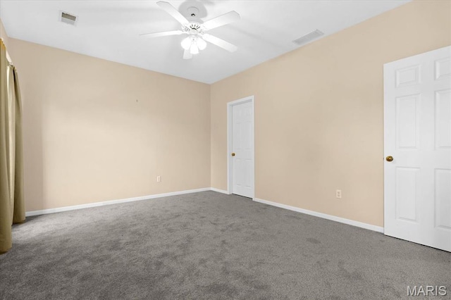 1609 10th Fairway Dr, Belleville, IL 62220 - unfurnished bedroom featuring carpet flooring and a ceiling fan
