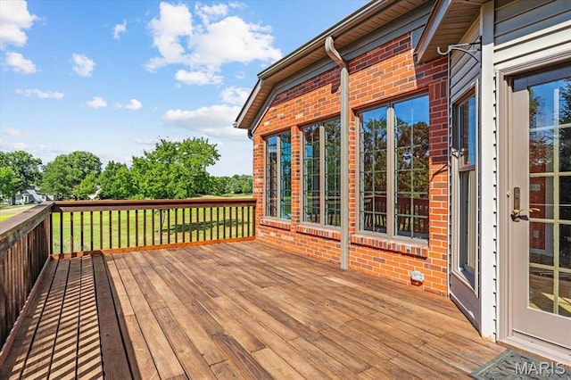 1609 10th Fairway Dr, Belleville, IL 62220 - view of wooden deck