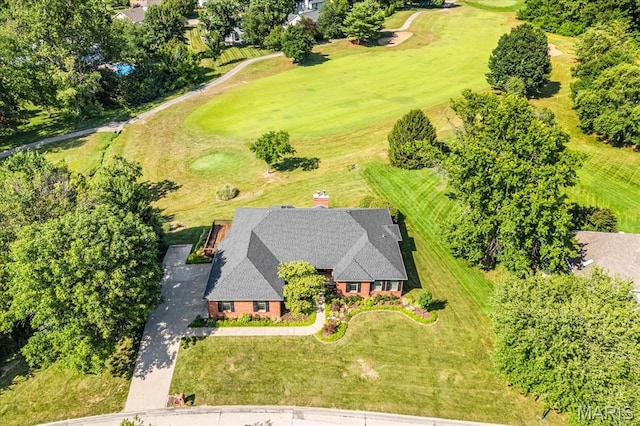 1609 10th Fairway Dr, Belleville, IL 62220 - bird's eye view of a local golf course