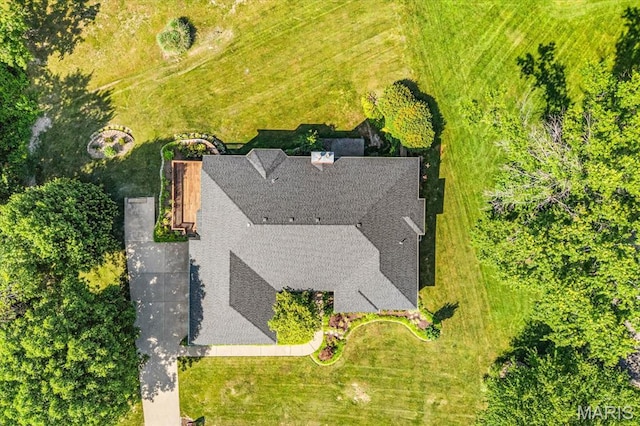 1609 10th Fairway Dr, Belleville, IL 62220 - view from above of property