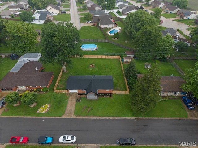 713 Fairway St, Bethalto, IL 62010 - aerial perspective of suburban area