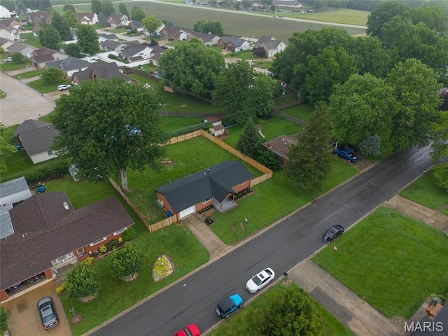 713 Fairway St, Bethalto, IL 62010 - aerial view of property and surrounding area featuring nearby suburban area