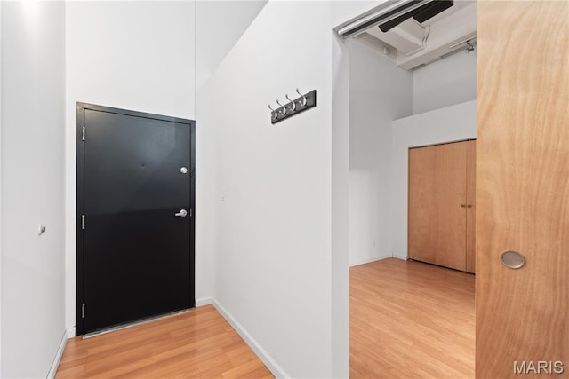 507 N 13th St Unit 207, Saint Louis, MO 63103 - hall featuring light wood finished floors and baseboards