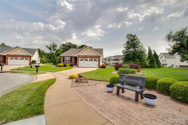 426 Vancroft Pl, Ofallon, IL 62269 - view of patio with concrete driveway and a garage