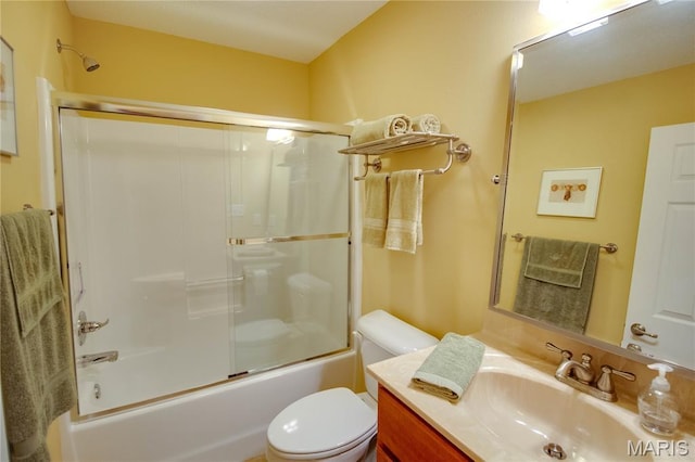 426 Vancroft Pl, Ofallon, IL 62269 - full bathroom with vanity and shower / bath combination with glass door