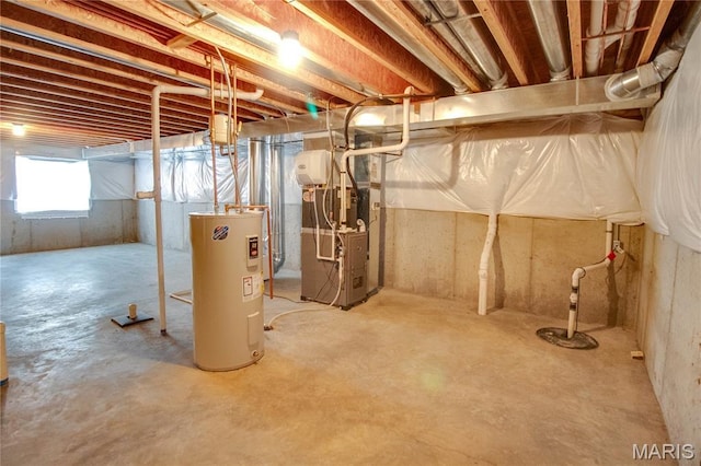 426 Vancroft Pl, Ofallon, IL 62269 - basement featuring water heater and heating unit