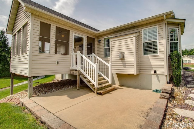 426 Vancroft Pl, Ofallon, IL 62269 - back of house with a patio area
