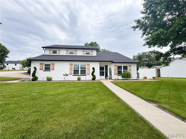 123 Clover Rd, Hannibal, MO 63401 - view of front facade with a front yard