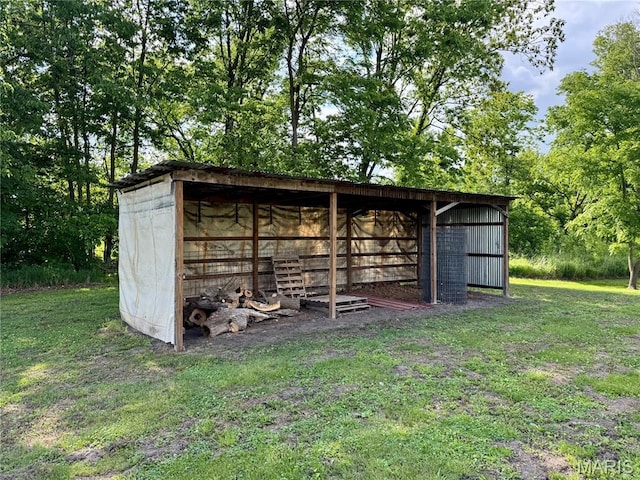 29048 State Highway V, Maywood, MO 63454 - view of pole building with a yard