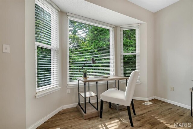 3001 Peach Blossom Ct, High Ridge, MO 63049 - office space featuring wood finished floors