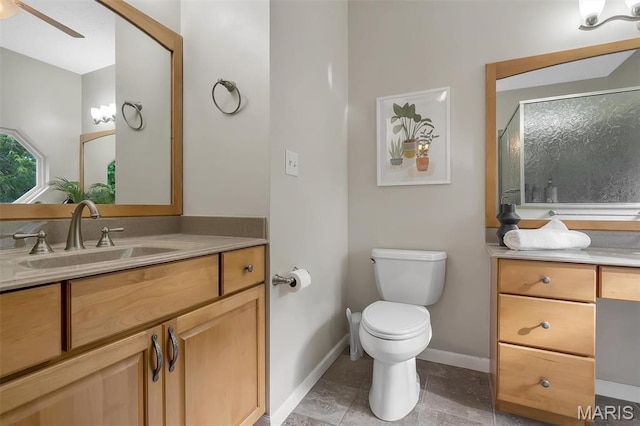 3001 Peach Blossom Ct, High Ridge, MO 63049 - full bath with vanity and ceiling fan