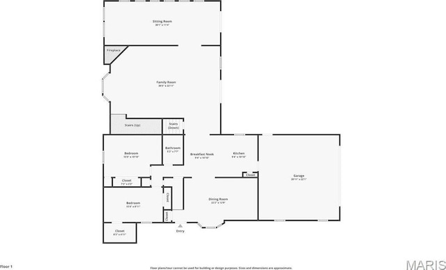 2280 Ebert Ln, Wentzville, MO 63385 - view of floor plan / room layout