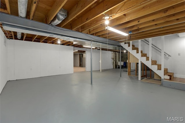 2280 Ebert Ln, Wentzville, MO 63385 - basement with stairway