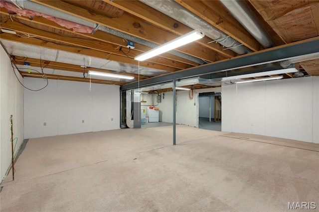 2280 Ebert Ln, Wentzville, MO 63385 - unfinished basement featuring washer / clothes dryer