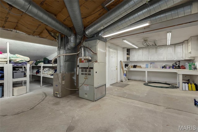 2280 Ebert Ln, Wentzville, MO 63385 - basement featuring heating unit