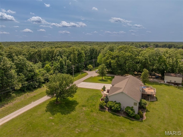 11400 Macs Cove Dr, Wright City, MO 63390 - aerial view of a heavily wooded area