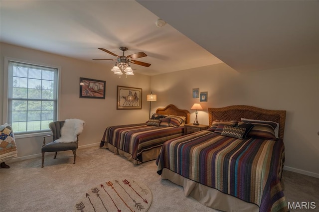 11400 Macs Cove Dr, Wright City, MO 63390 - bedroom with carpet flooring, baseboards, and ceiling fan