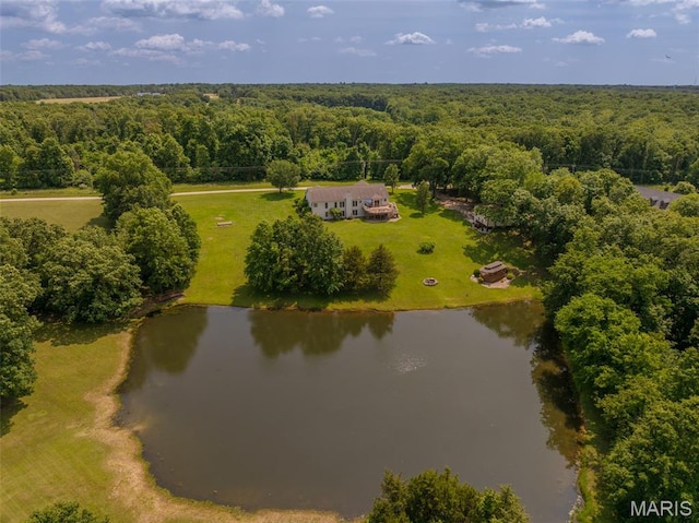 11400 Macs Cove Dr, Wright City, MO 63390 - aerial view of a nearby body of water and a forest