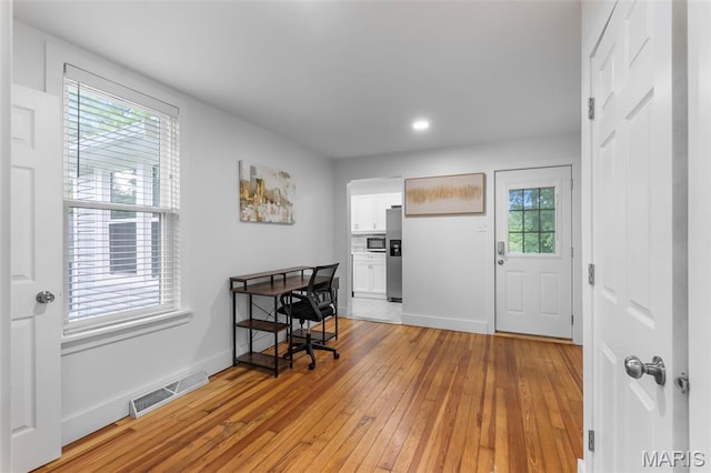 1210 Perryville Rd, Cape Girardeau, MO 63701 - office with light wood-style flooring, recessed lighting, and baseboards
