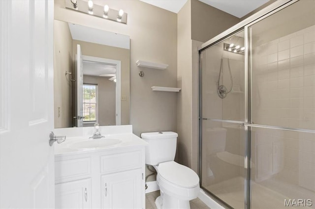 1525 Honey Locust Ct, Wildwood, MO 63005 - full bath featuring a shower stall and vanity