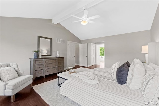 1525 Honey Locust Ct, Wildwood, MO 63005 - bedroom with dark wood-style flooring and a ceiling fan