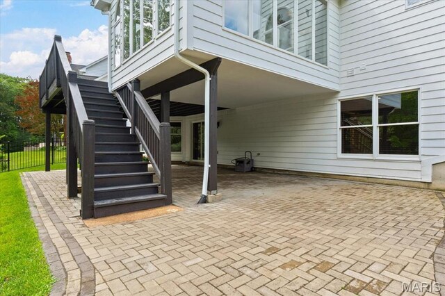 1525 Honey Locust Ct, Wildwood, MO 63005 - view of patio / terrace with stairs