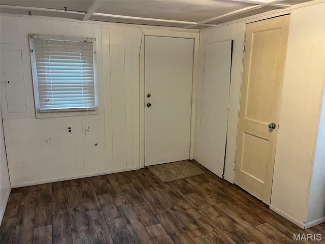 11142 E State Highway 47, Cadet, MO 63630 - foyer featuring dark wood-style flooring and electric panel