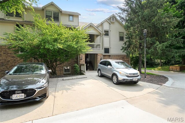 12958 Bryce Canyon Dr Unit C, Maryland Heights, MO 63043 - view of property featuring brick siding