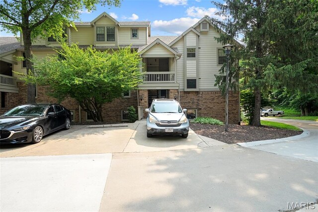 12958 Bryce Canyon Dr Unit C, Maryland Heights, MO 63043 - view of front of property with brick siding