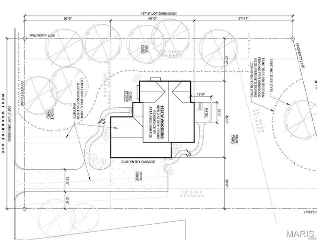 1925 W Woodbine Ave, Kirkwood, MO 63122 - property floor plan