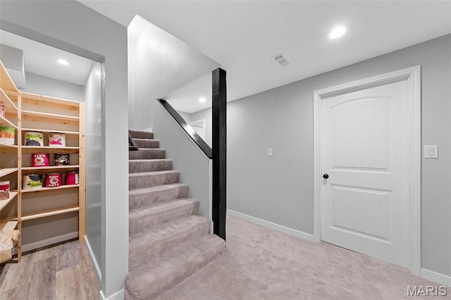 3169 Willow Point Dr, Imperial, MO 63052 - staircase with baseboards and recessed lighting