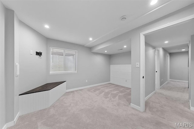 3169 Willow Point Dr, Imperial, MO 63052 - basement with carpet flooring and recessed lighting