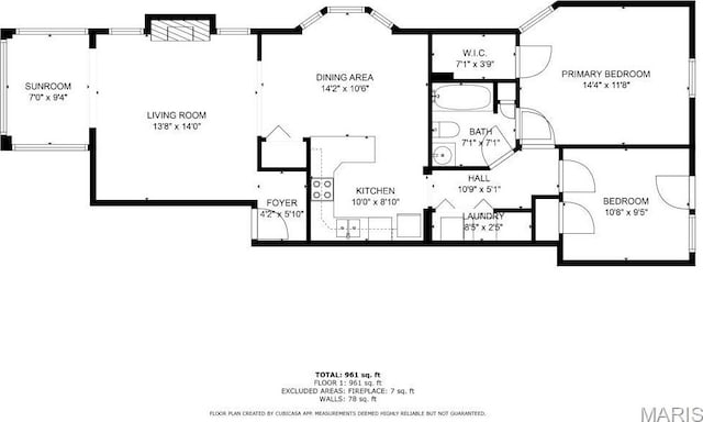6026 Waterman Ave Unit 3E, Saint Louis, MO 63112 - home floor plan