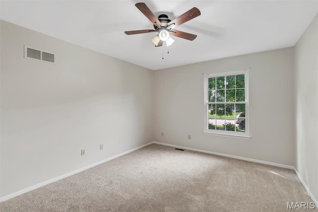 1045 Sprinters Row Dr, Florissant, MO 63034 - carpeted empty room with ceiling fan and baseboards