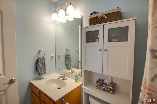 2 Breezeway Ct, Jerseyville, IL 62052 - bathroom with vanity and toilet